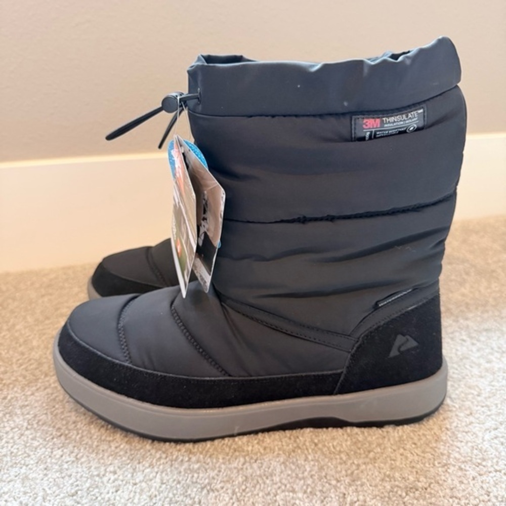 NWT Ozark Trail men’s size 8 puffer snow boots